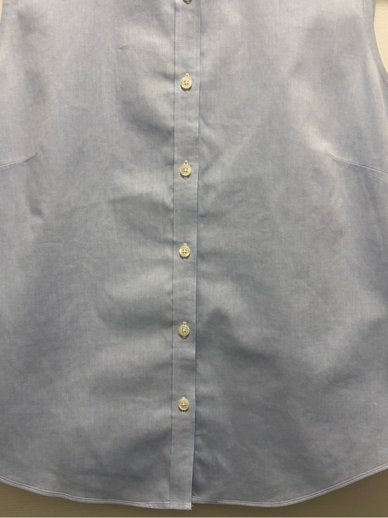 Brooks Brothers 346 Sleeveless Non-Iron Top. Collared Shirt, Blouse. Size 4 - Picture 9 of 12